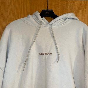 Faded Moon Hoodie Sweatshirt